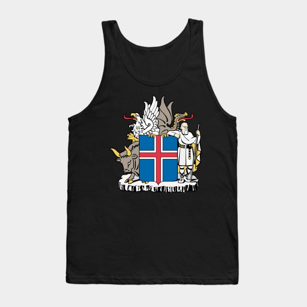 Iceland Tank Top by Wickedcartoons